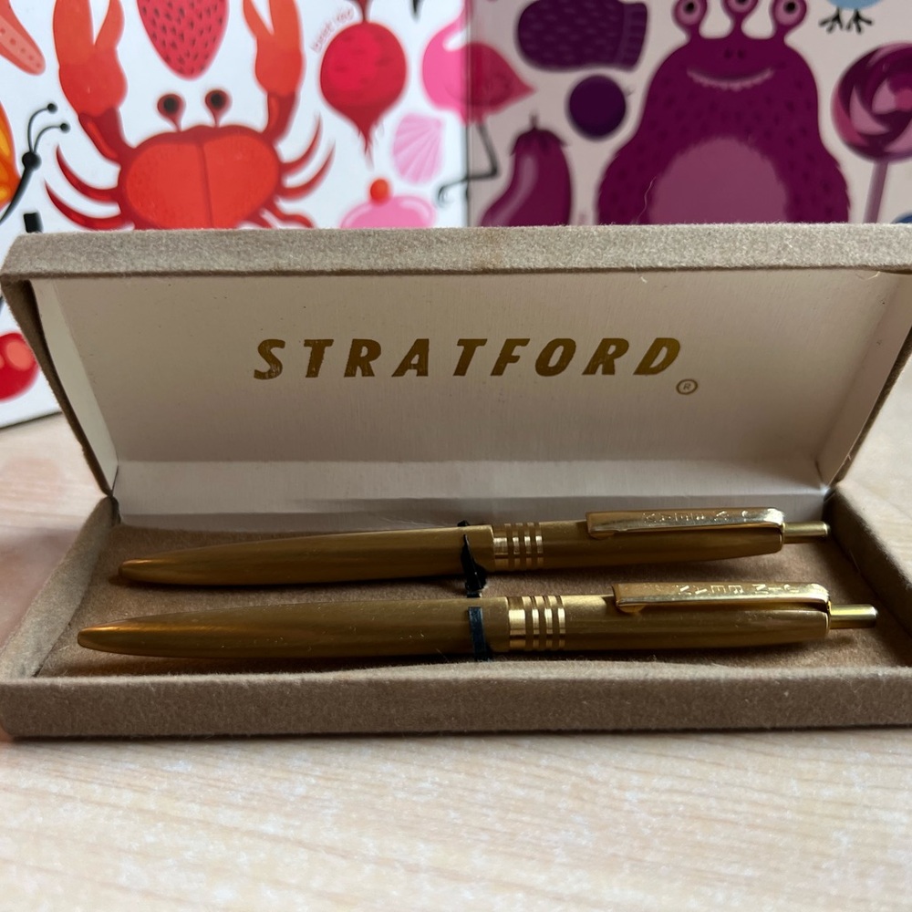 Vintage Gold Pen Duo